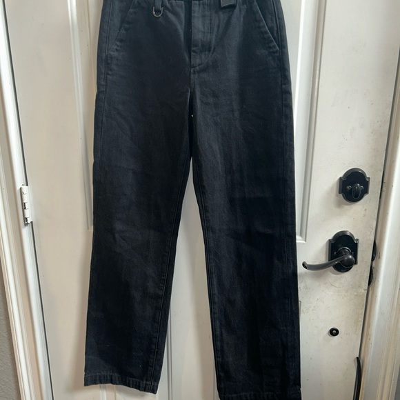 new Favorite Daughter Jeans The Taylor Trouser NORWAY black jeans Sz 24 - Picture 5 of 16